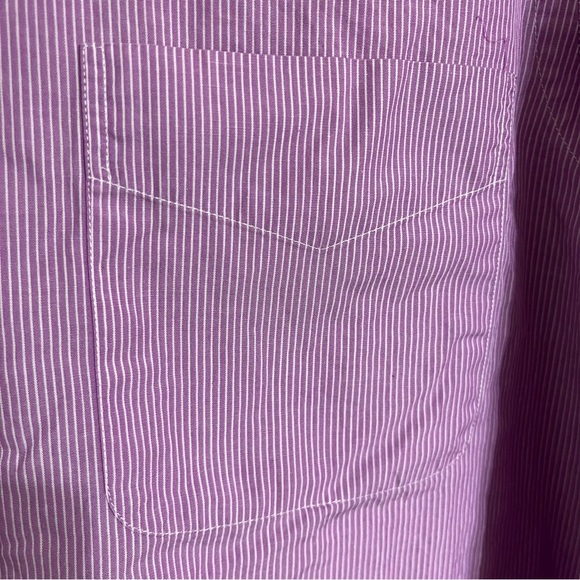 Men’s Lauren Ralph Lauren Long Sleeve Bottom Down Shirt Stripes Size 15.5 34/35 - Picture 2 of 10